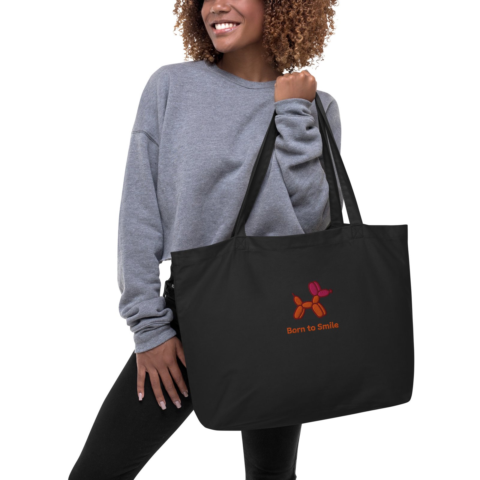 ECOBOLSA XL PERRO GLOBO BORN TO SMILE - Imagen 5