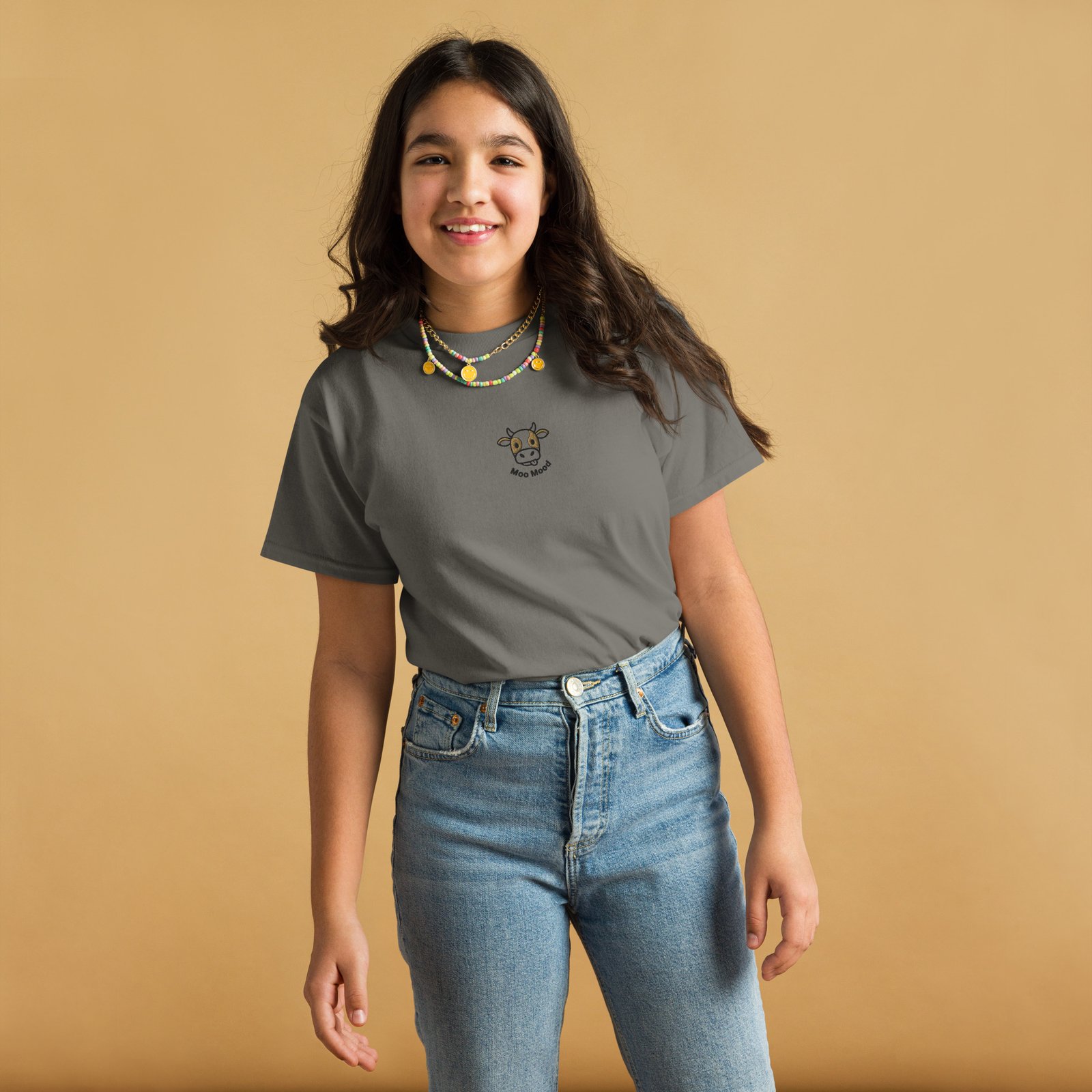 CAMISETA VACA MOO MOOD KIDS - Imagen 7