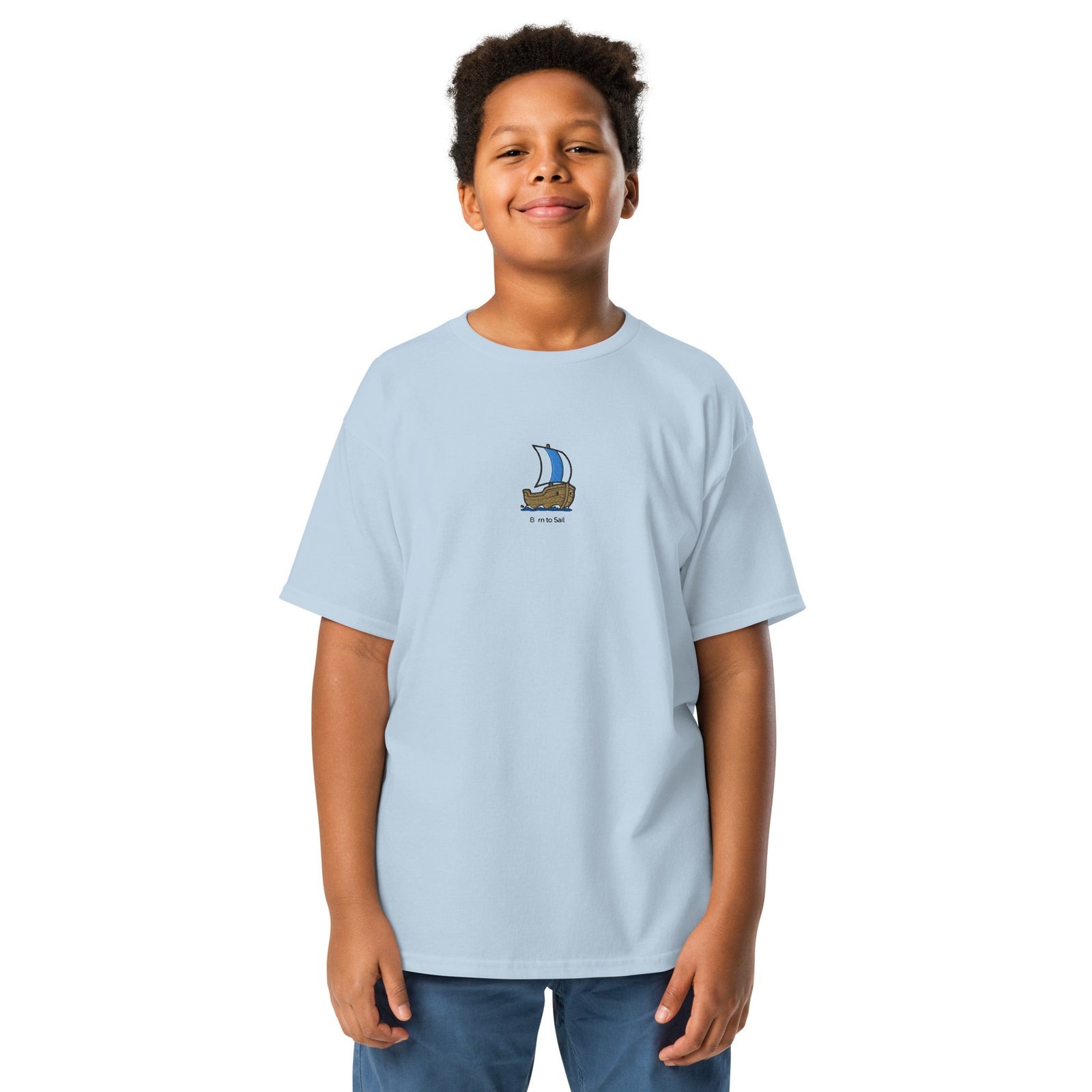 CAMISETA BARCO BORN TO SAIL KIDS - Imagen 3