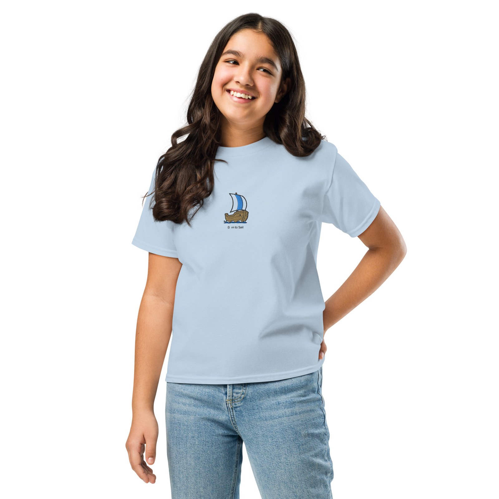 CAMISETA BARCO BORN TO SAIL KIDS - Imagen 4