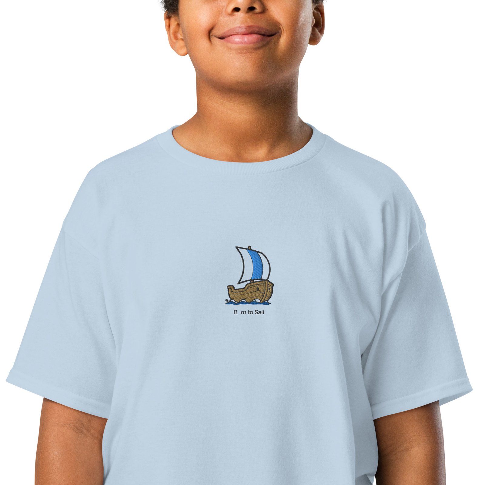CAMISETA BARCO BORN TO SAIL KIDS - Imagen 2
