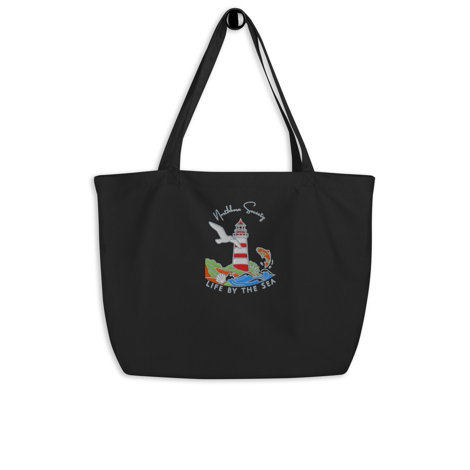 ECOBOLSA XL NEGRA LIFE BY THE SEA - Imagen 2
