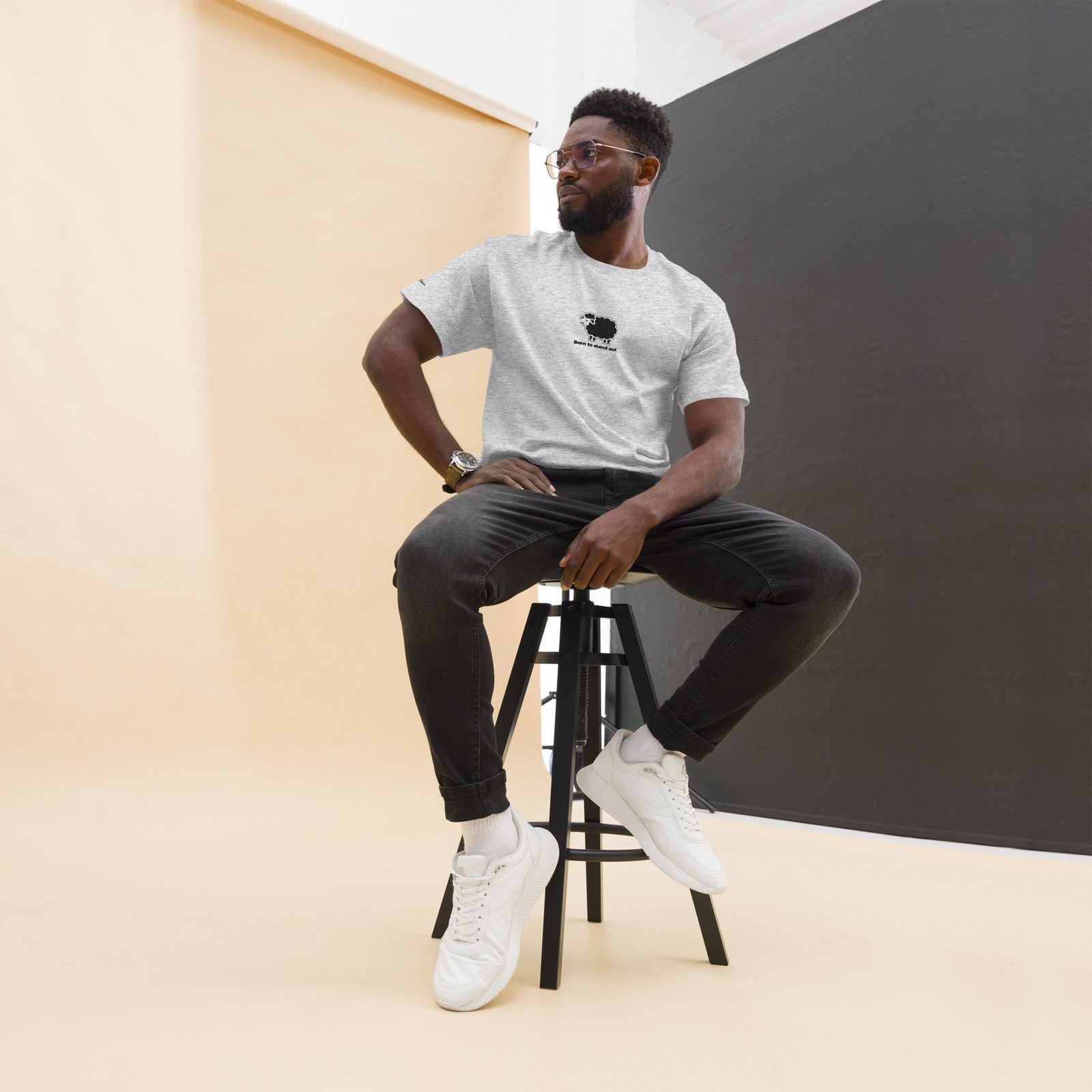 CAMISETA OVEJA BORN TO STAND OUT - Imagen 15
