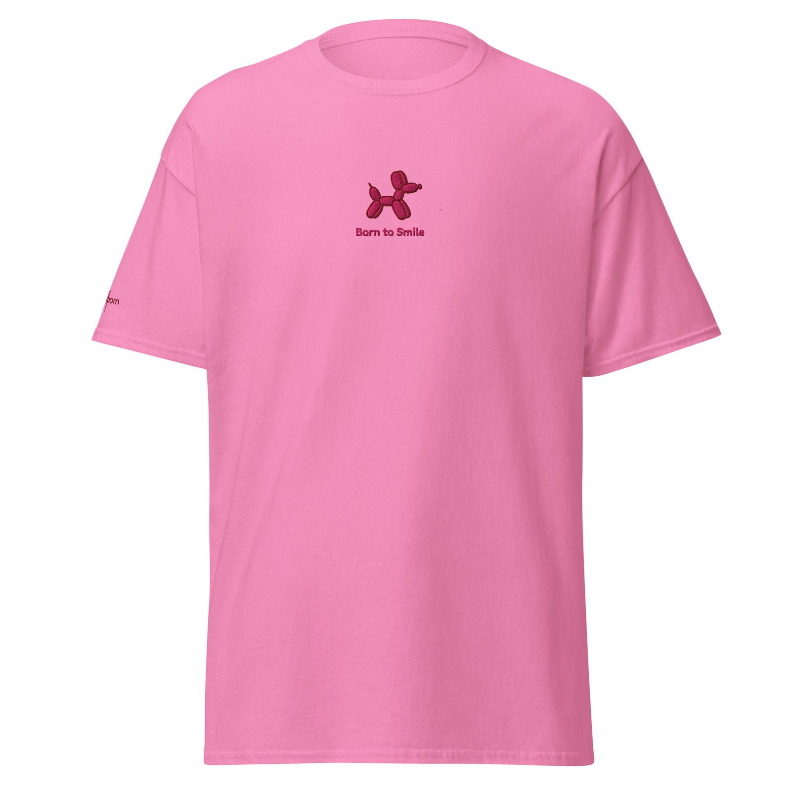 CAMISETA PERRO GLOBO ROSA BORN TO SMILE - Imagen 7
