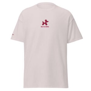 CAMISETA PERRO GLOBO ROSA BORN TO SMILE
