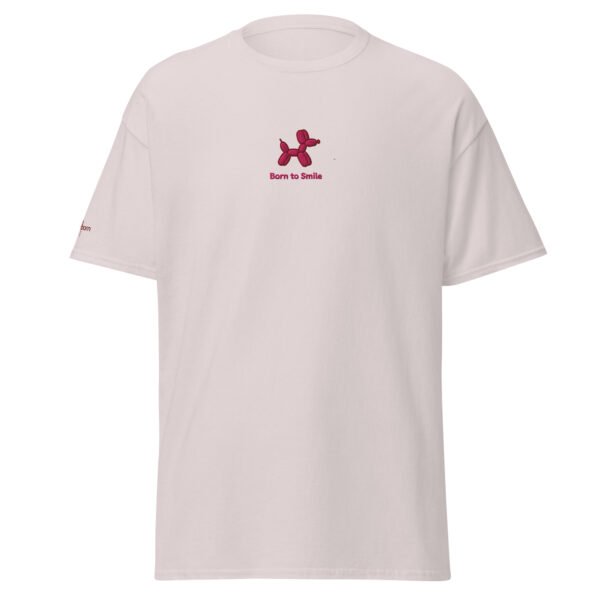 CAMISETA PERRO GLOBO ROSA BORN TO SMILE