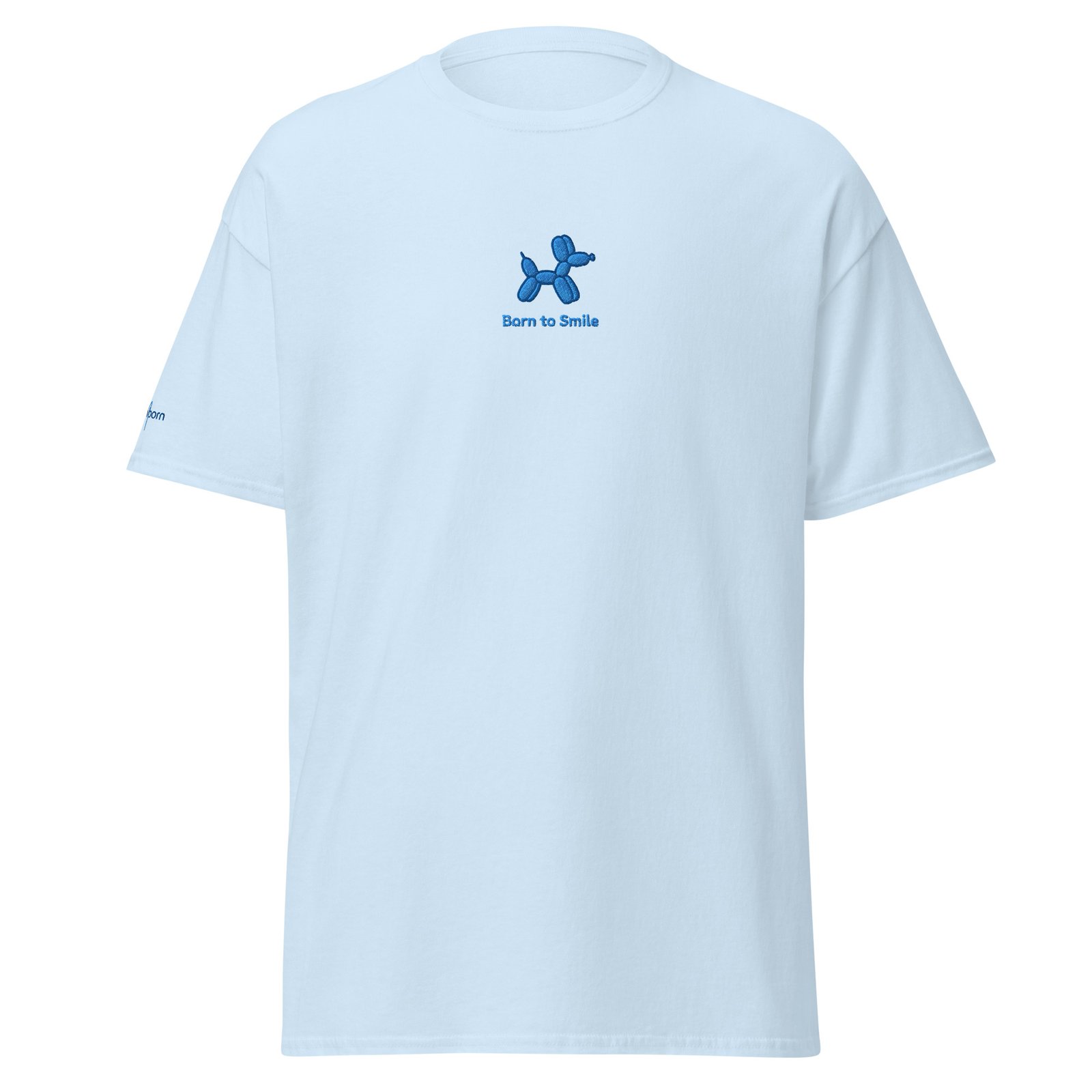 CAMISETA PERRO GLOBO AZUL BORN TO SMILE