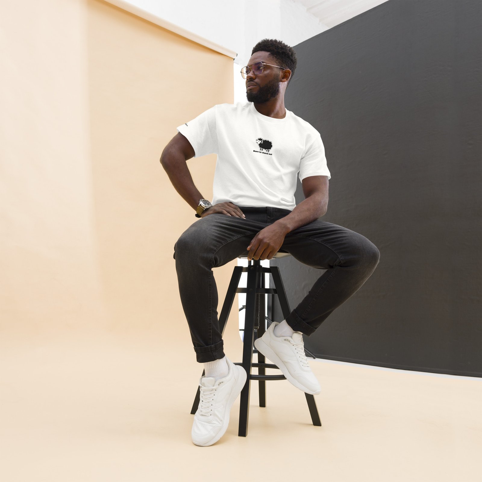 CAMISETA OVEJA BORN TO STAND OUT - Imagen 20