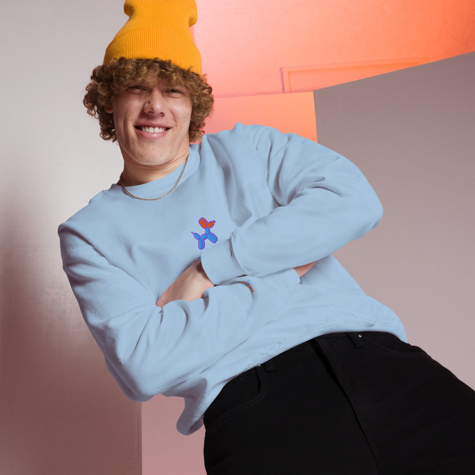 SUDADERA PERRO GLOBO AZUL BORN TO SMILE - Imagen 14