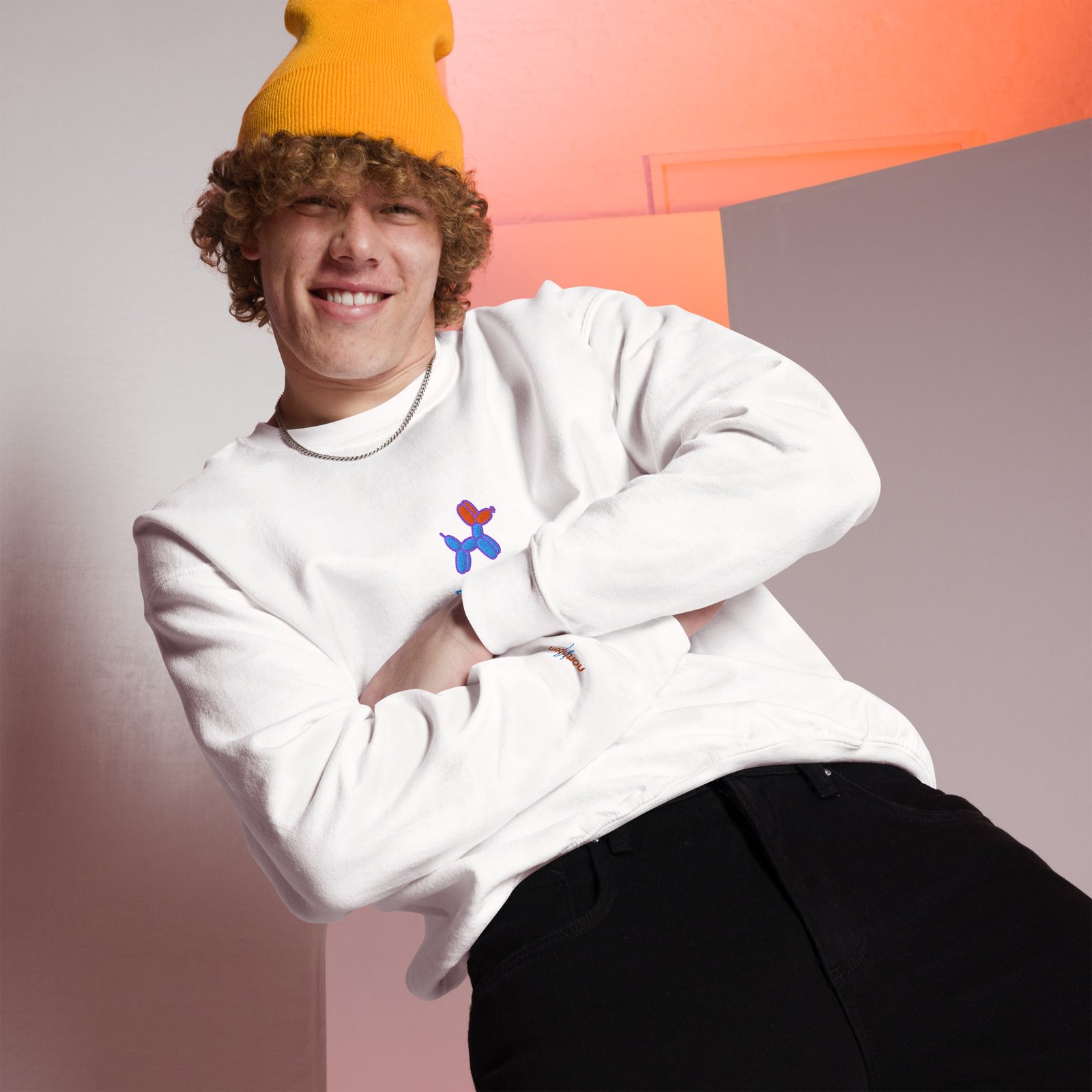 SUDADERA PERRO GLOBO AZUL BORN TO SMILE - Imagen 18