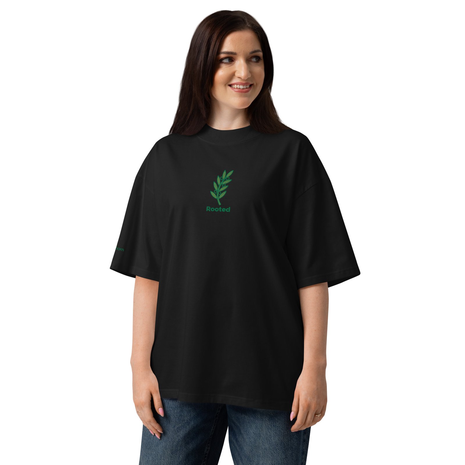 CAMISETA OLIVO ROOTED - Imagen 3