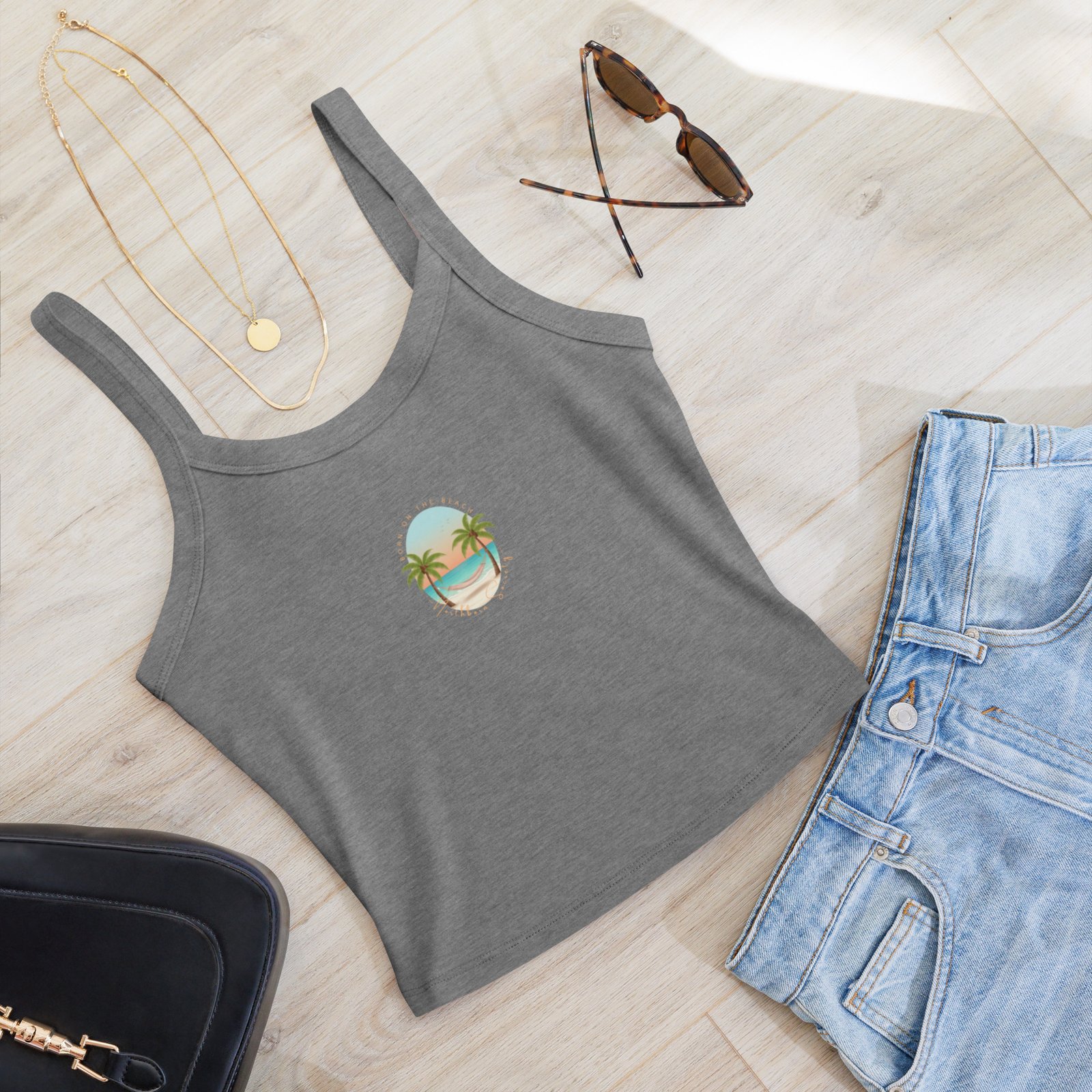 CAMISETA TIRANTES BORN ON THE BEACH - Imagen 9