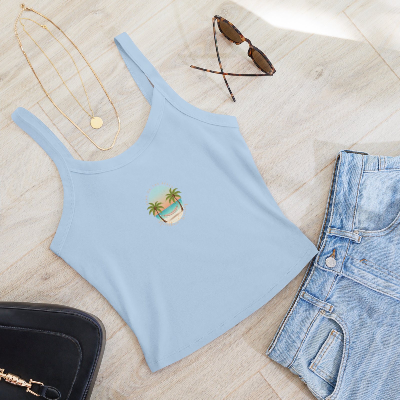 CAMISETA TIRANTES BORN ON THE BEACH - Imagen 12