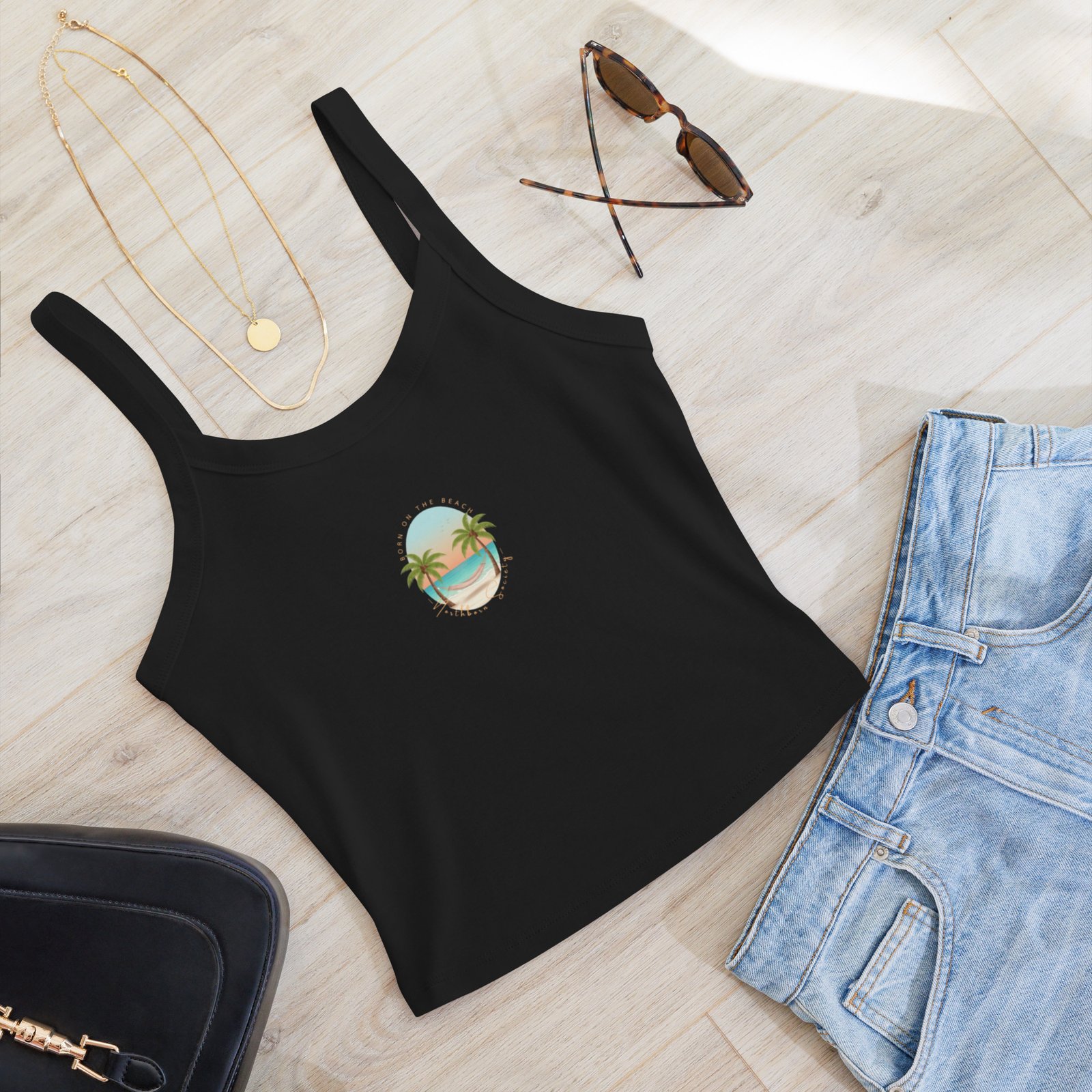 CAMISETA TIRANTES BORN ON THE BEACH - Imagen 6