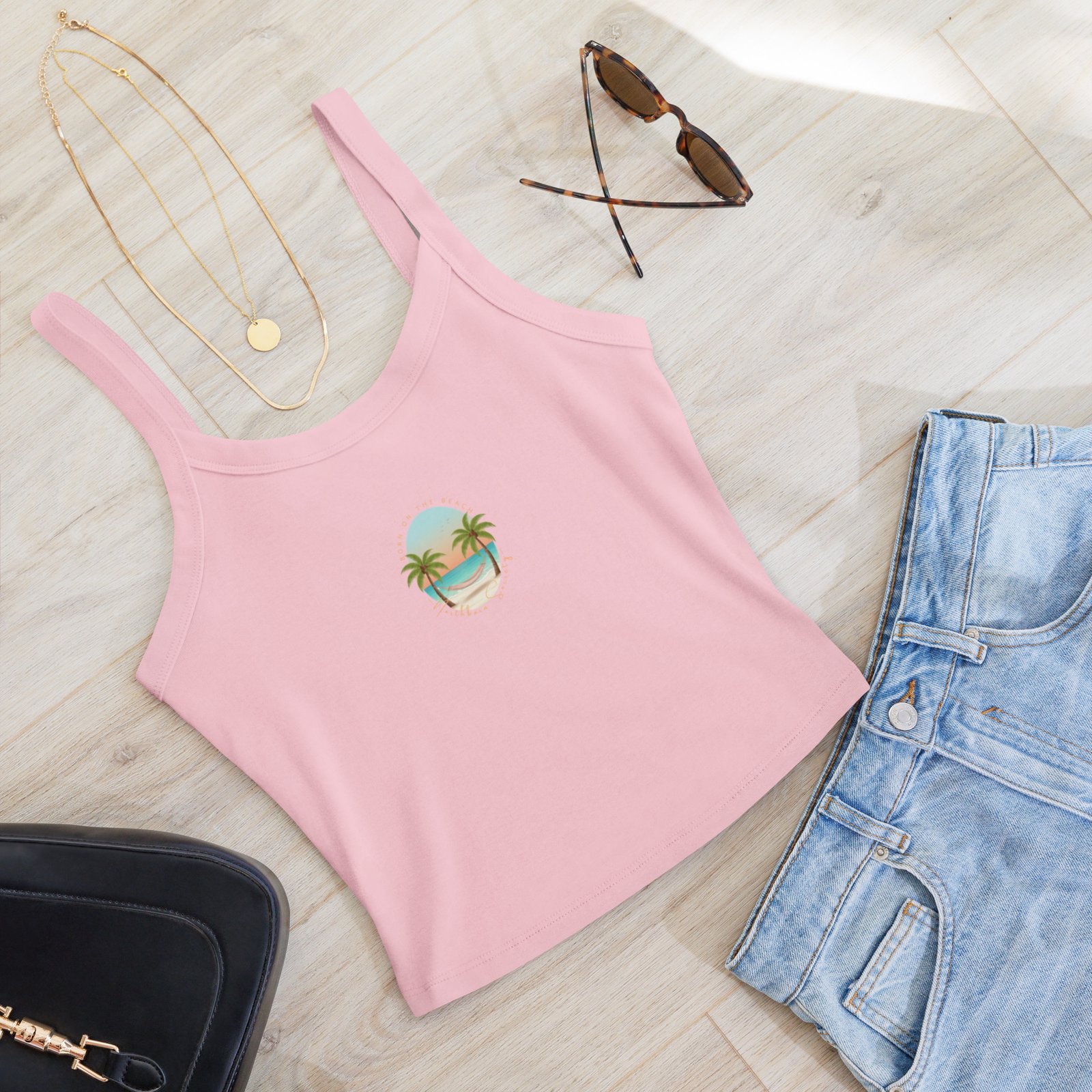 CAMISETA TIRANTES BORN ON THE BEACH - Imagen 15