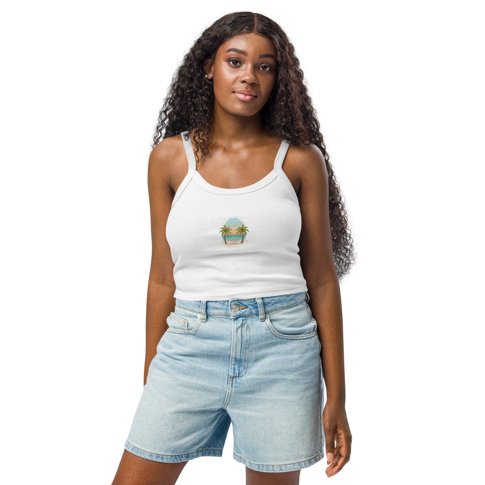CAMISETA TIRANTES BORN ON THE BEACH